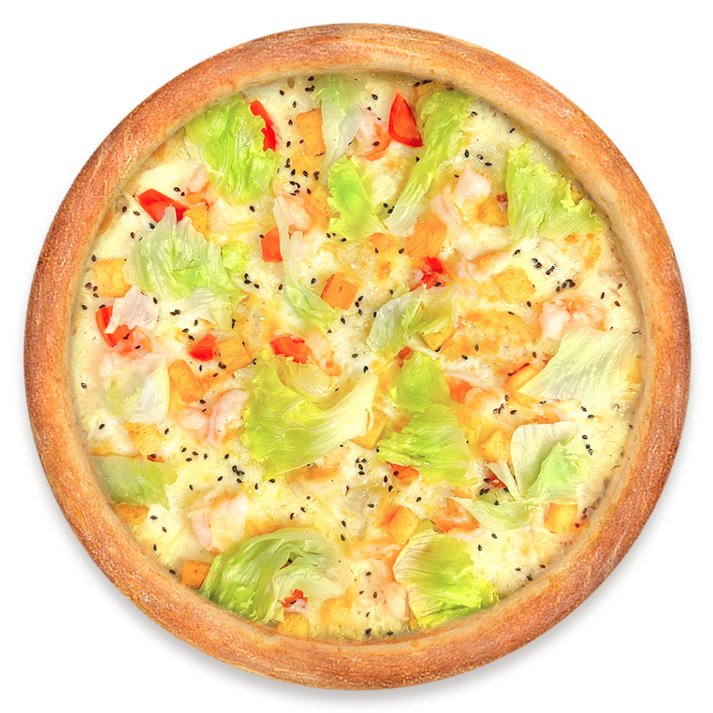 Пицца «Креветка Цезарь»